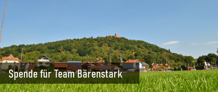 Unterstützung der Volksbank Odenwald für unser Team Bärenstark